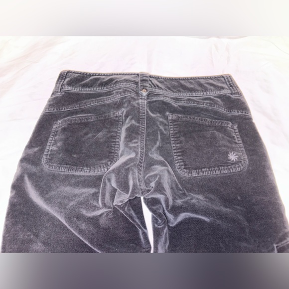 Athleta Duster Pants Flint Grey Velvet Cargo - 6 Petite - Picture 12 of 14